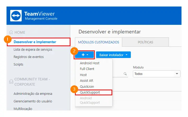 Como Criar O Seu QuickSupport Personalizado