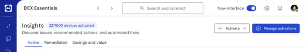 Manage DEX Activations