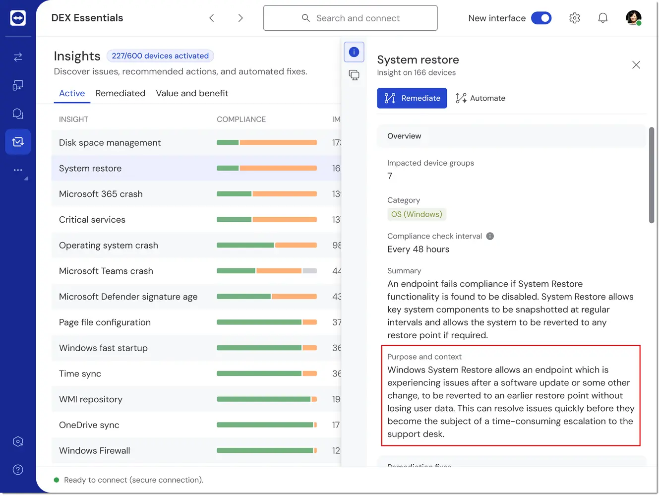 TeamViewer DEX Insights 2