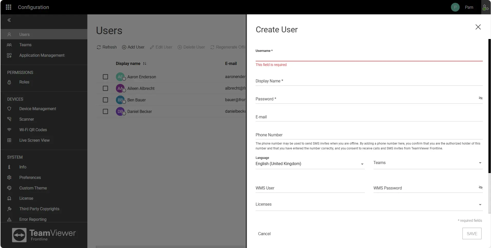 Create A User