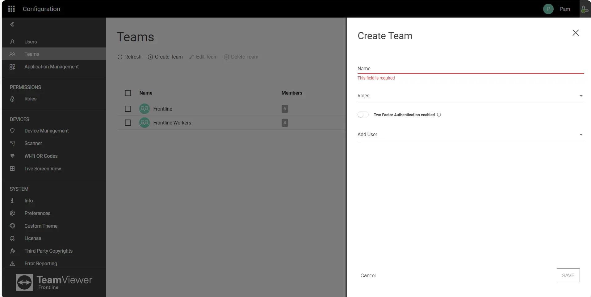 Create A Team