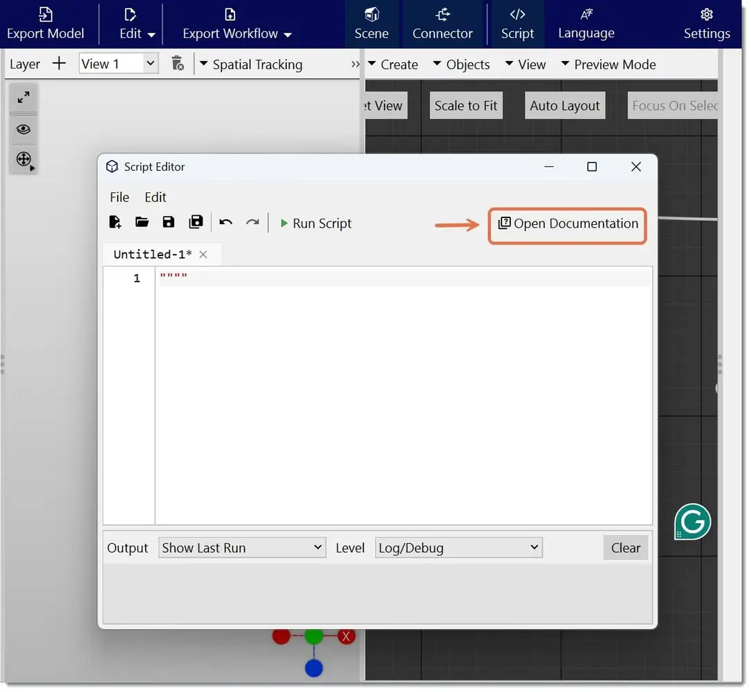 Open Documentation Scripting