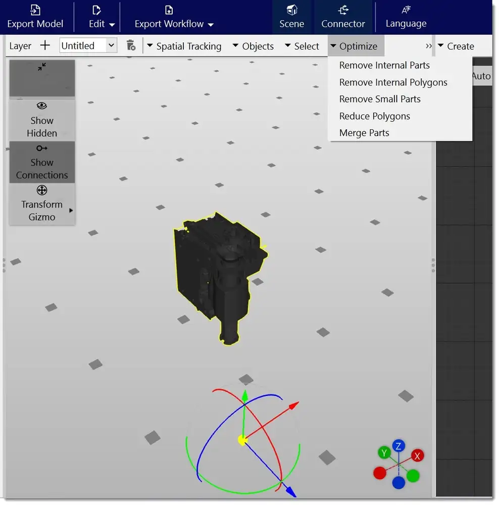 Optimization Menu