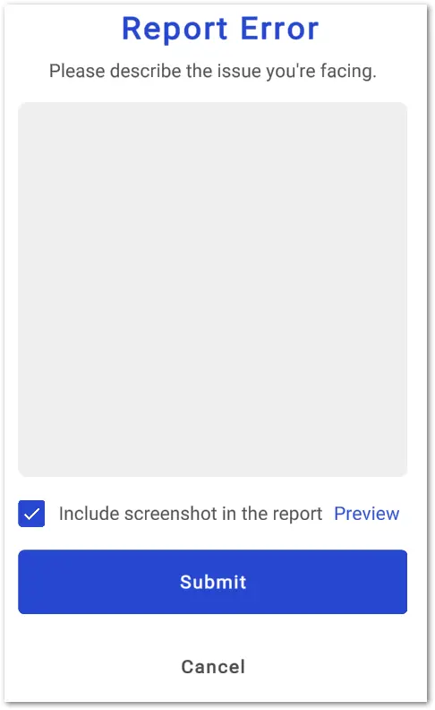Desktop Error Reporting Add Comment