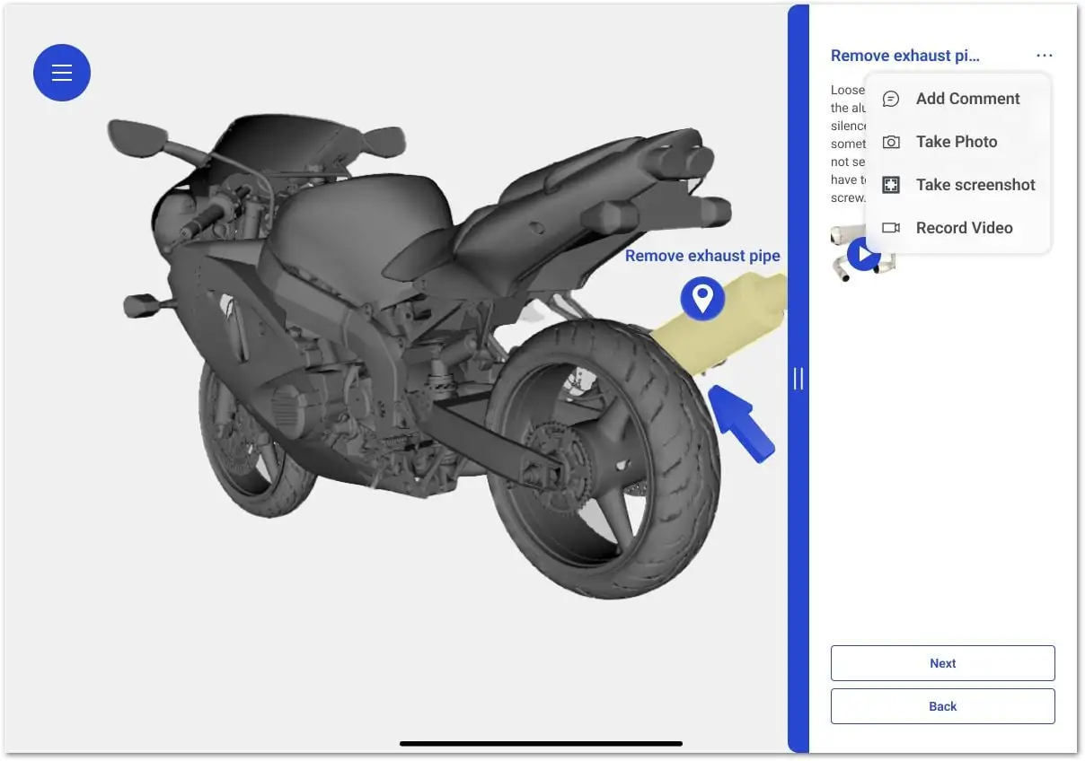 Add AR Comments 3D View