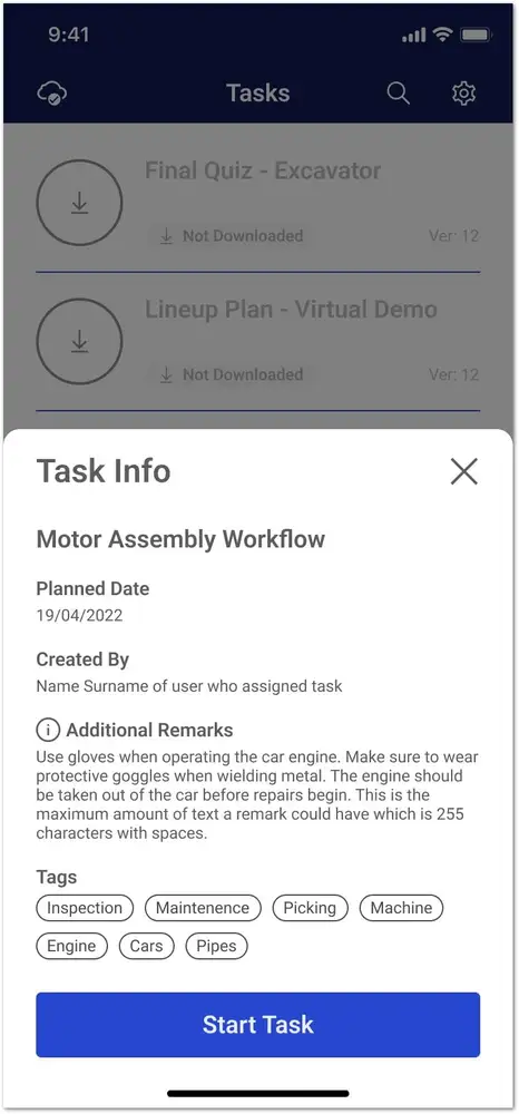 Task Info