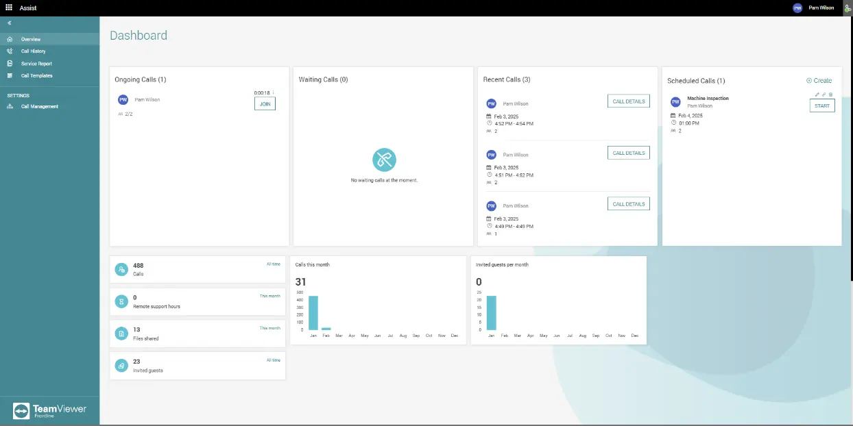 Assist Dashboard