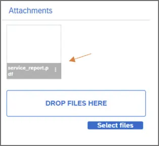 Attachments Service Reports