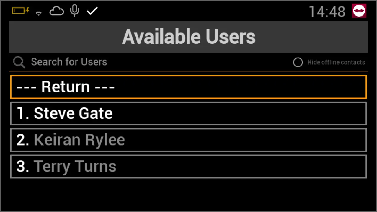 Available Users