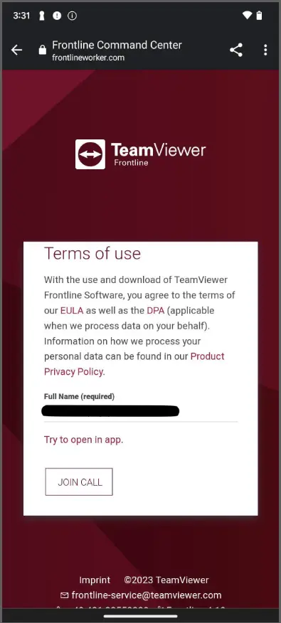 Accepting The Terms Of Use