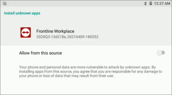 Install Unknown Apps