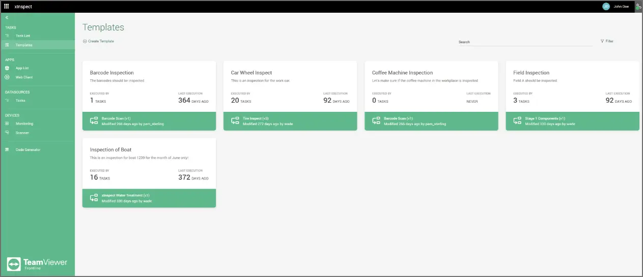 Xinspect Templates