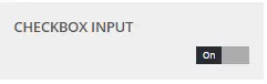 Config Checkbox