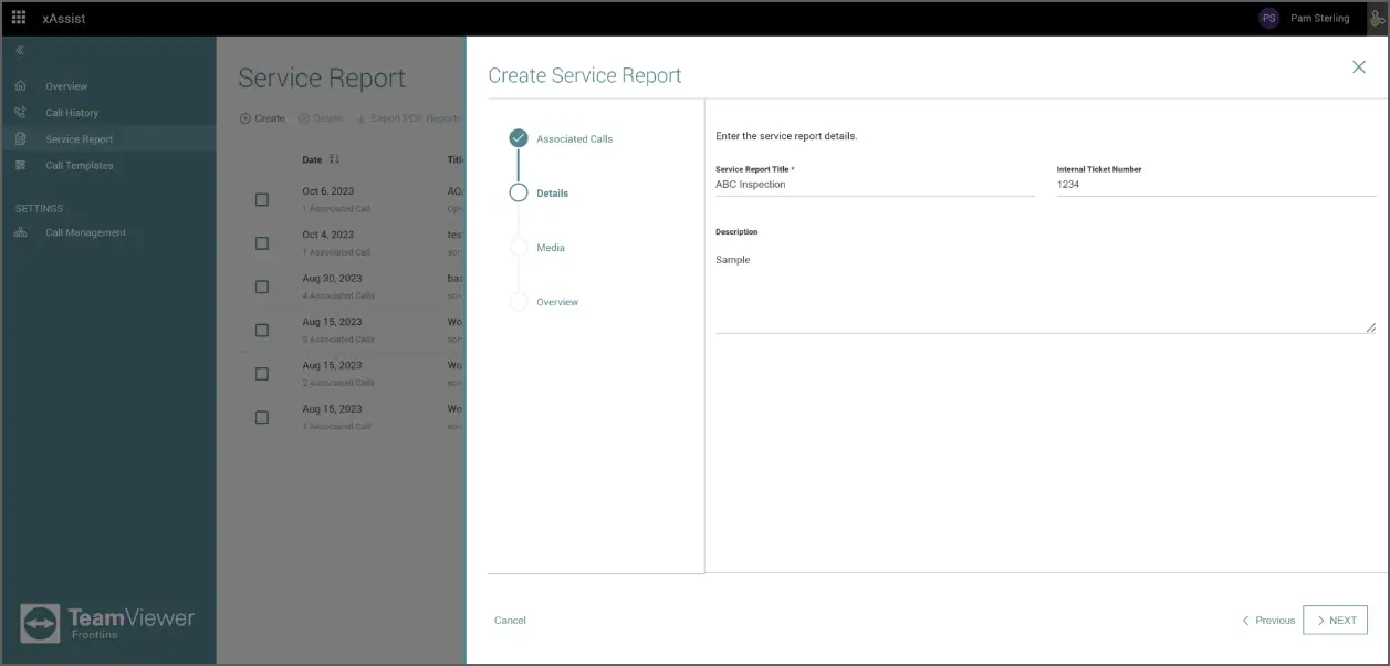 Service Report 1