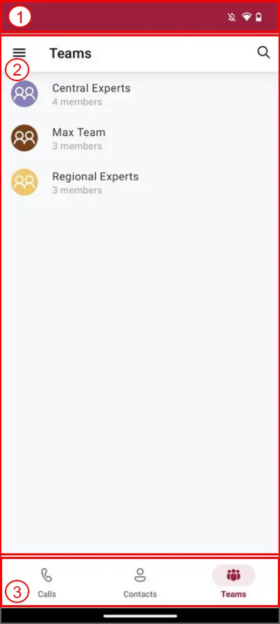 Teams Android