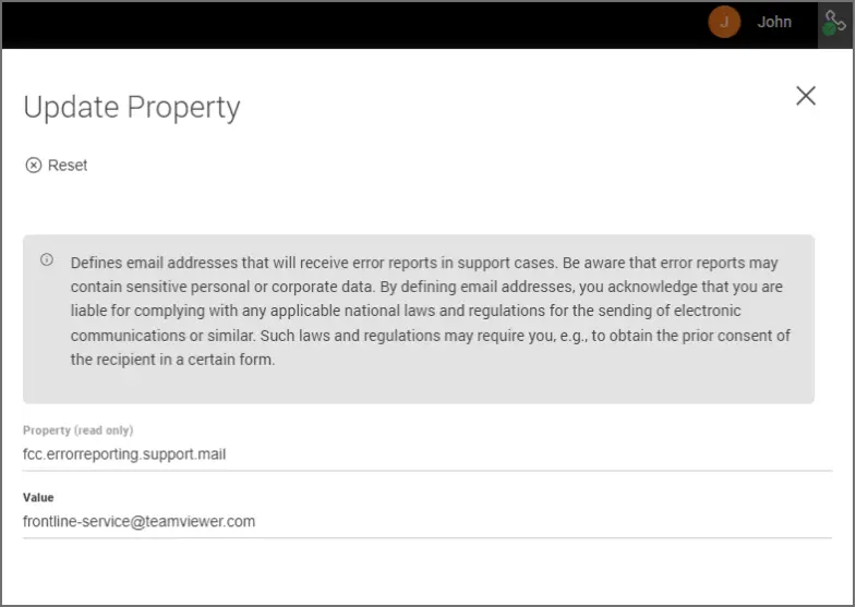 Update Property