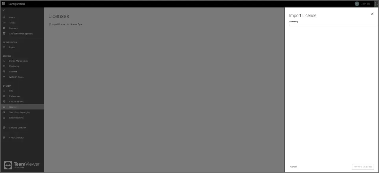 System Ad License