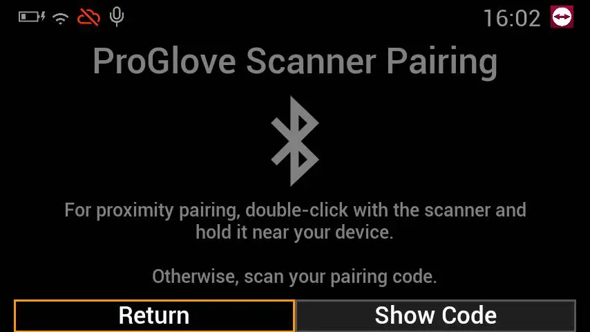 Proglove Scanner Pairing