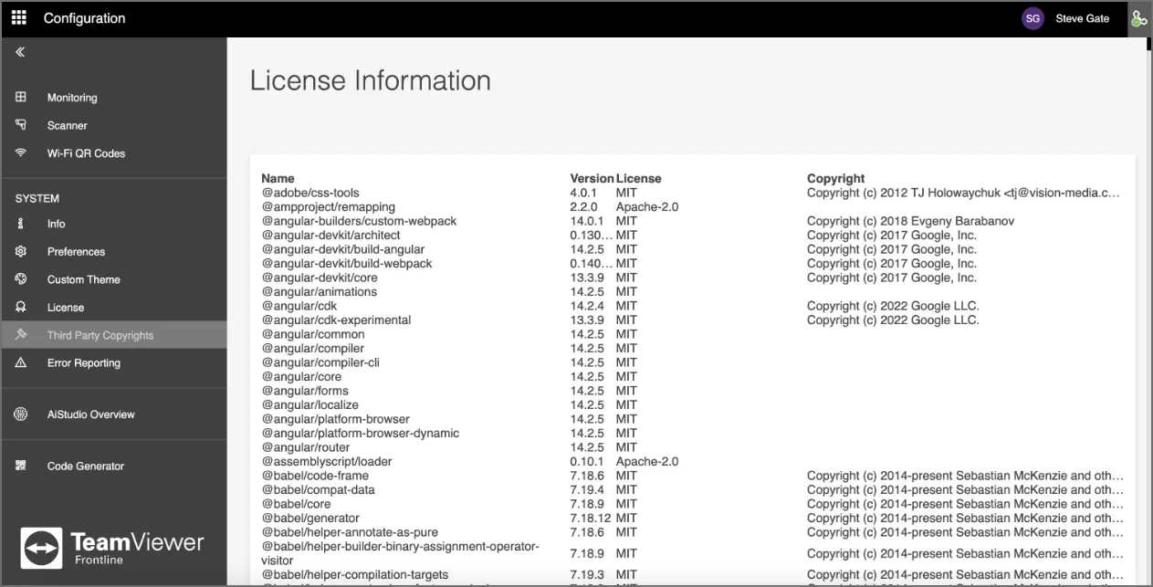 License Information