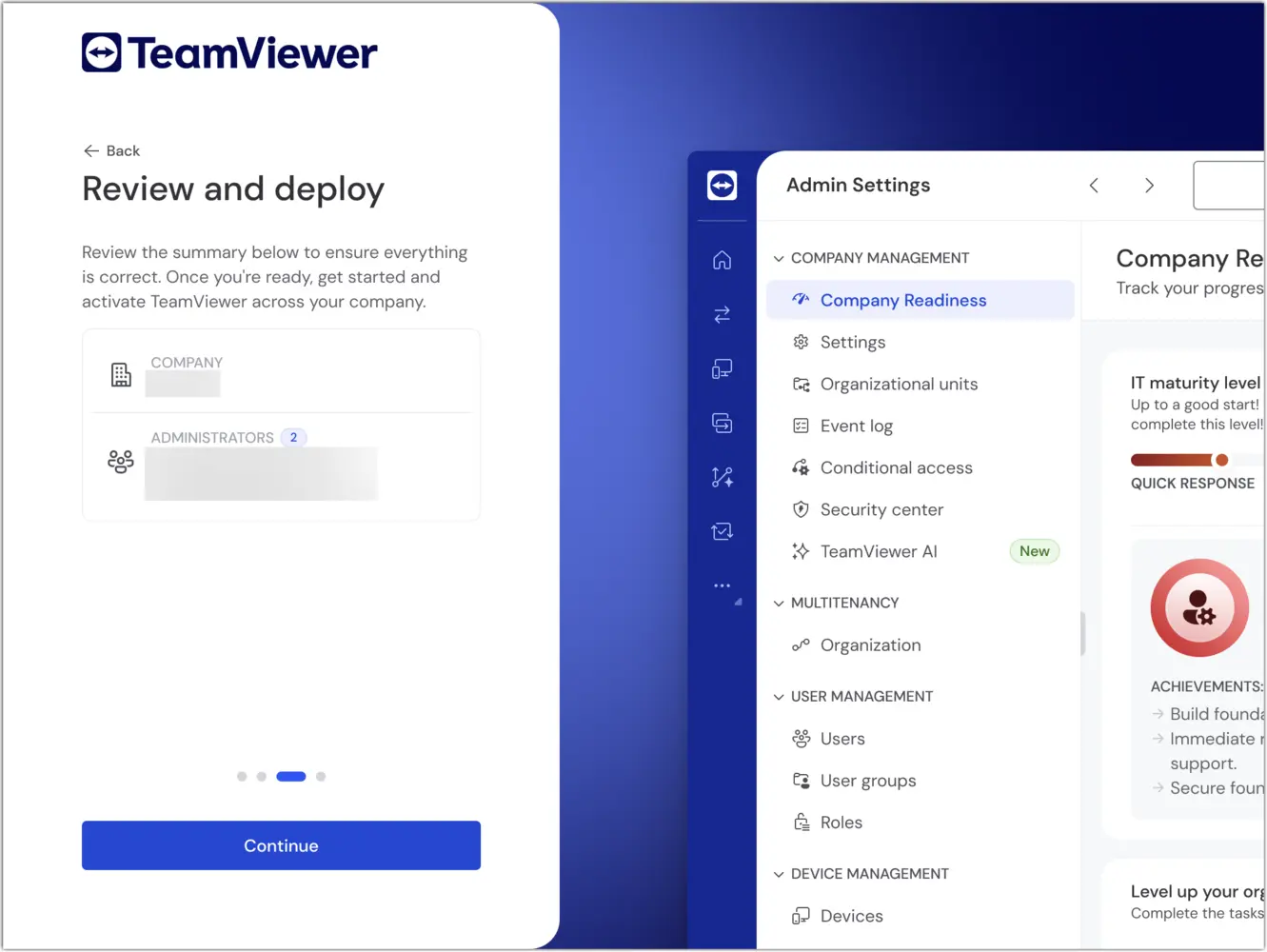 Review And Deploy TeamViewer One