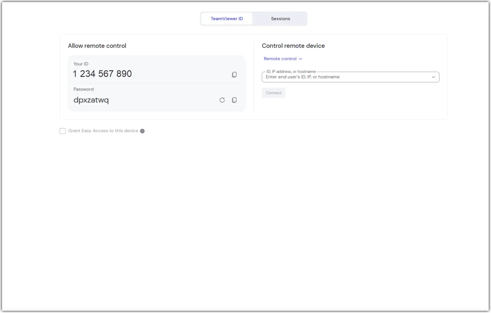 TeamViewer One Remote Support