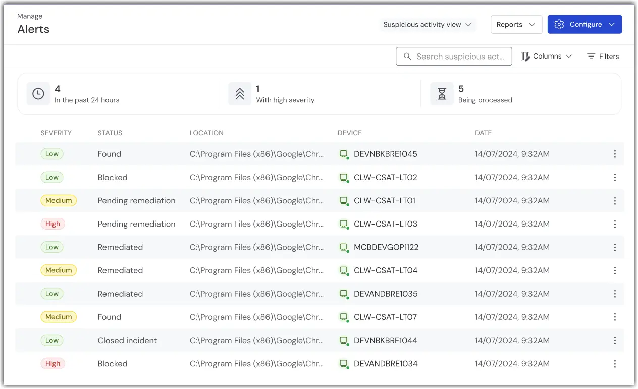 TeamViewer One Suspiciousactivity