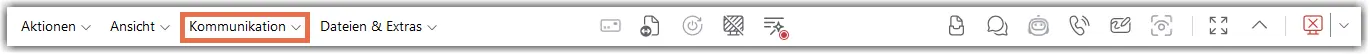 Remote Session Toolbar Communication
