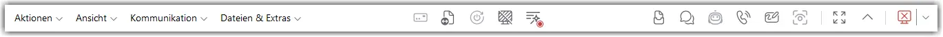 Remote Session Toolbar