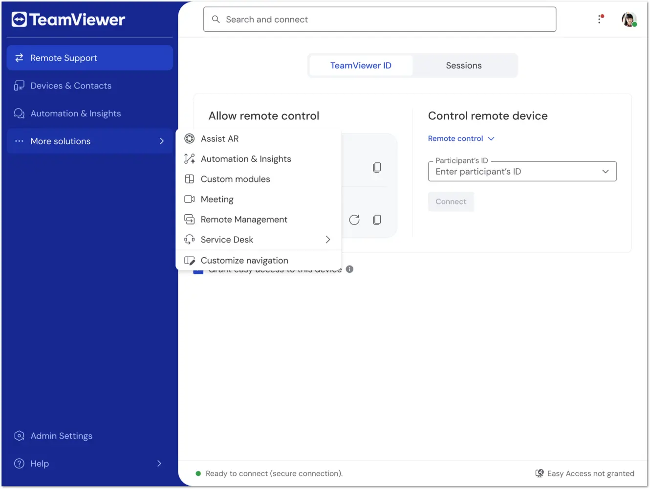 Customize Navigation