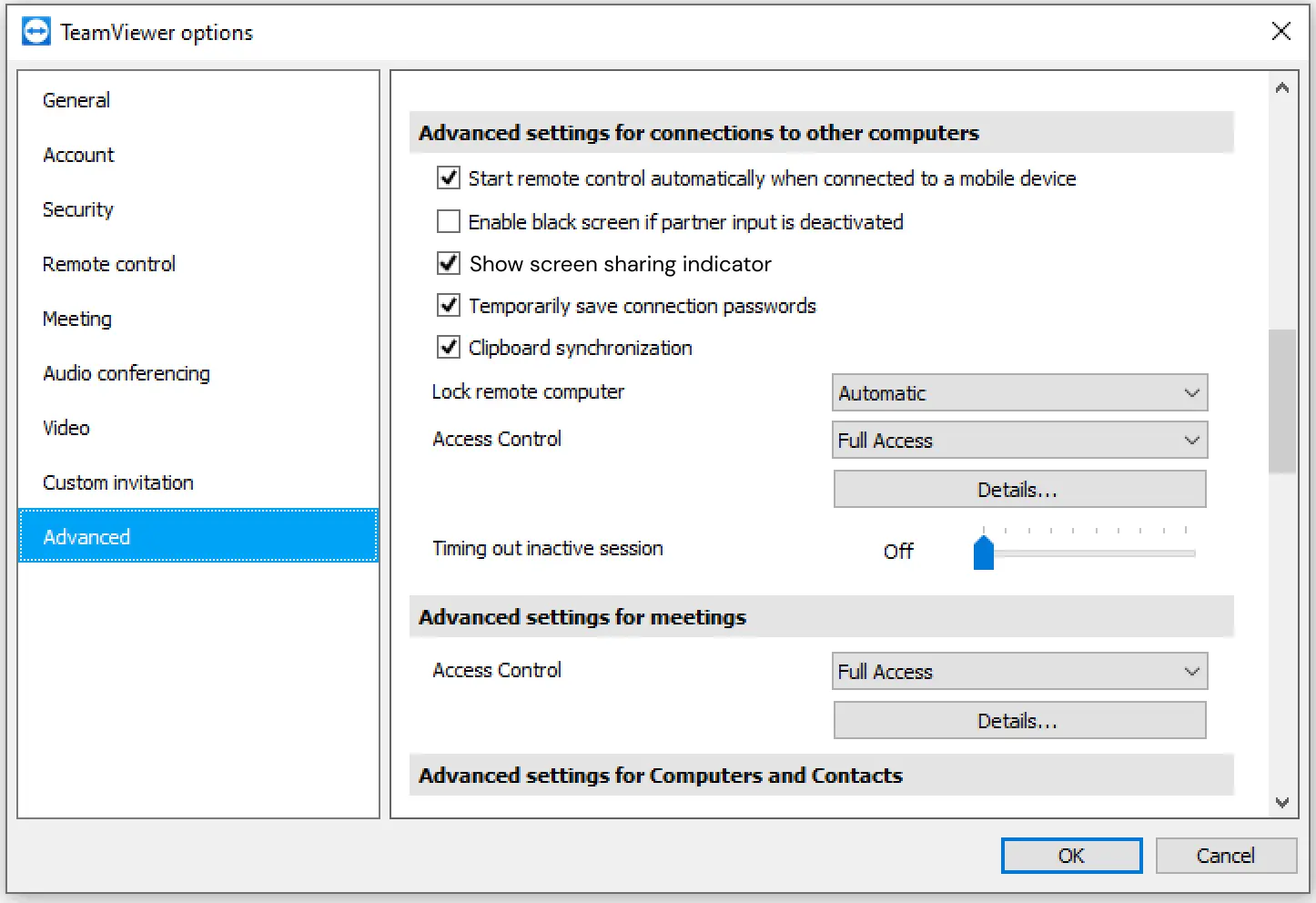 Disable Via Settings