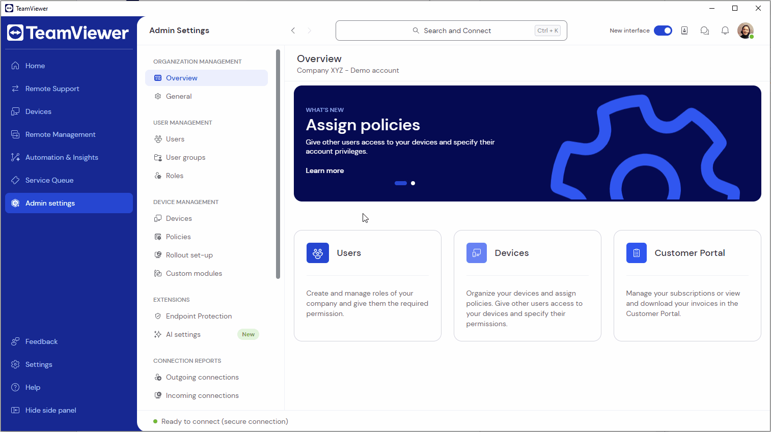 Define Permissions Session Insights