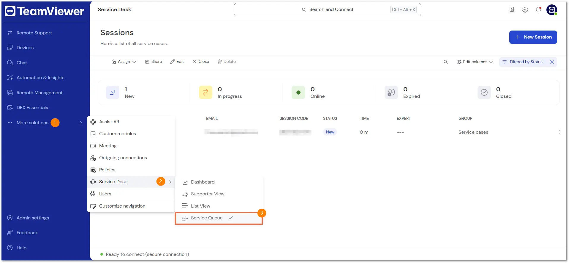 Access Service Queue