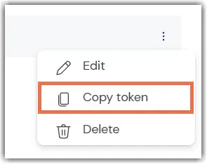 Copy Token