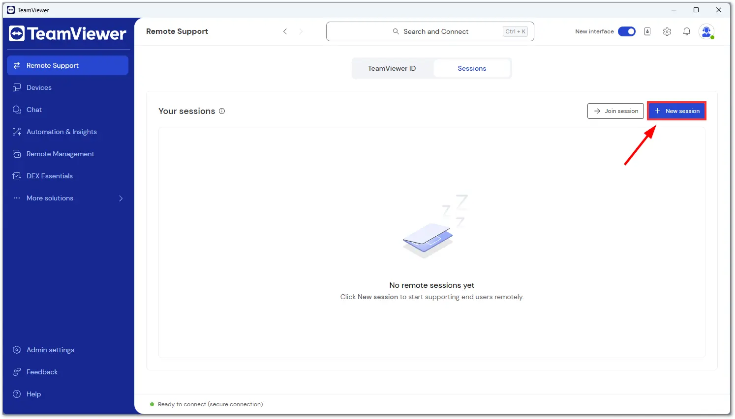 New Session Attended Access