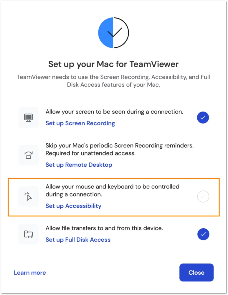 Set Up Your Mac Accessibility