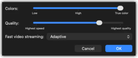 Macos Quality Custom Settings