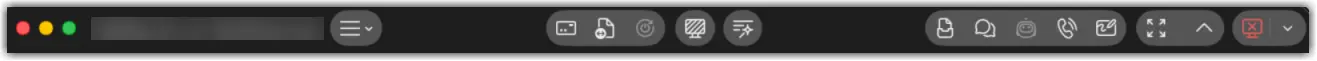 Macos Remote Session Toolbar