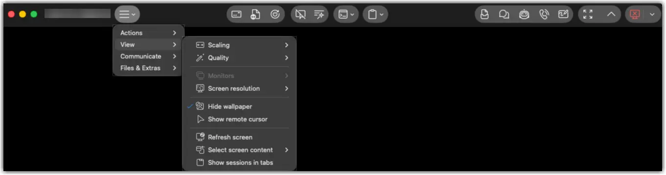 Macos View Menu