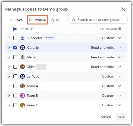 Remove Access