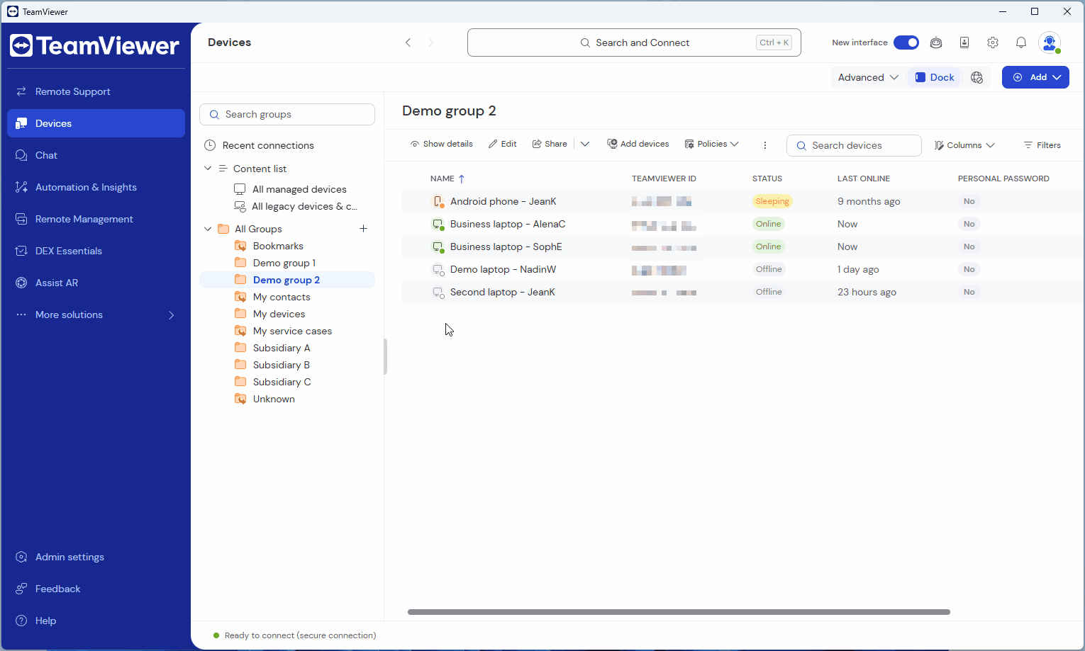 Share Device Group