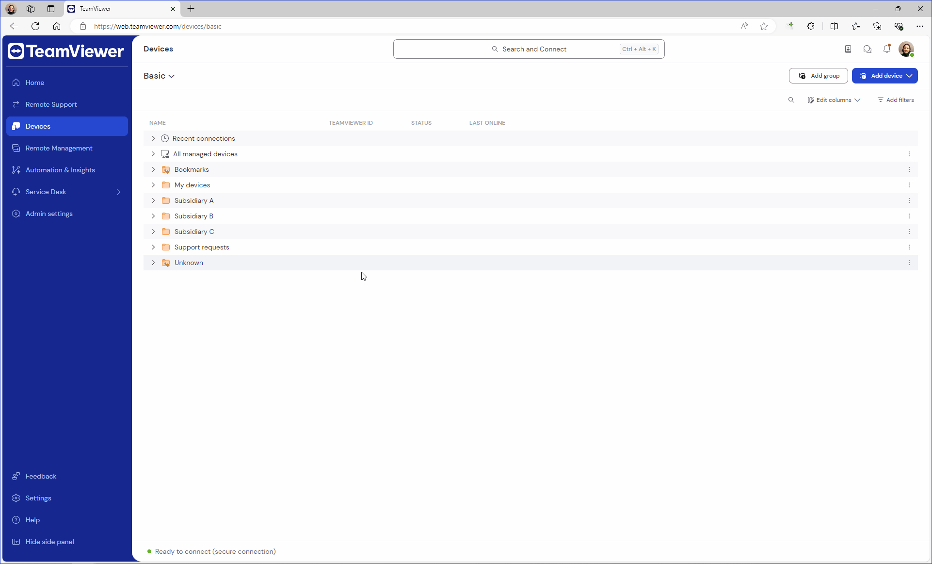Update Custom Device Field