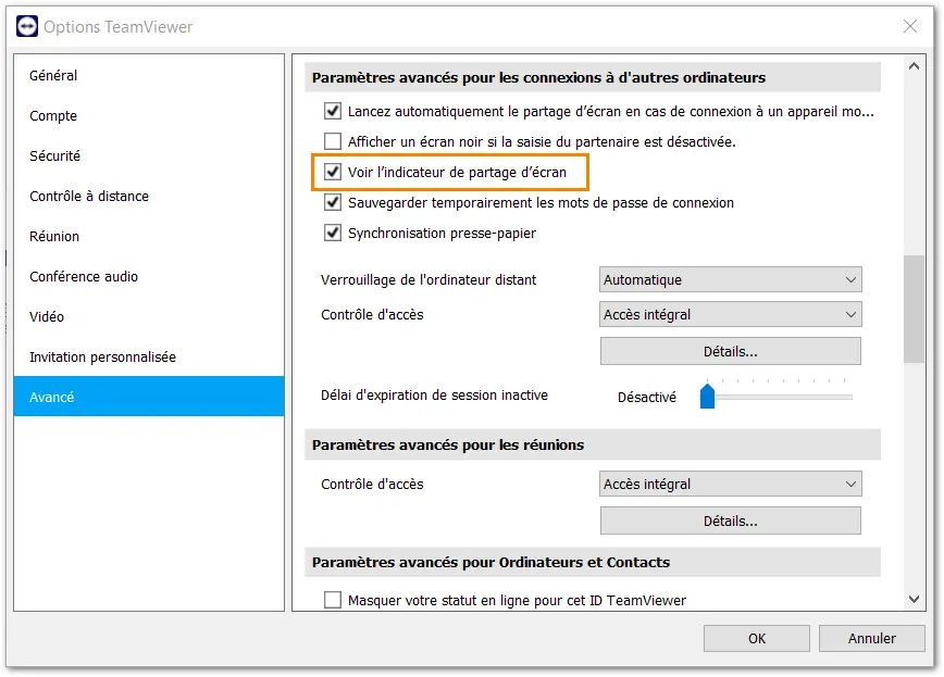Cocher Decocher Indicateur