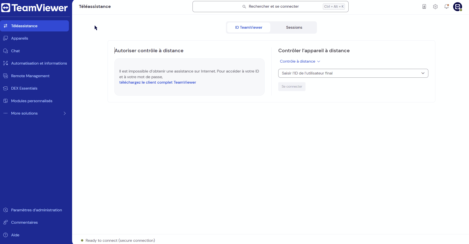 Acceder Au Centre De Securite