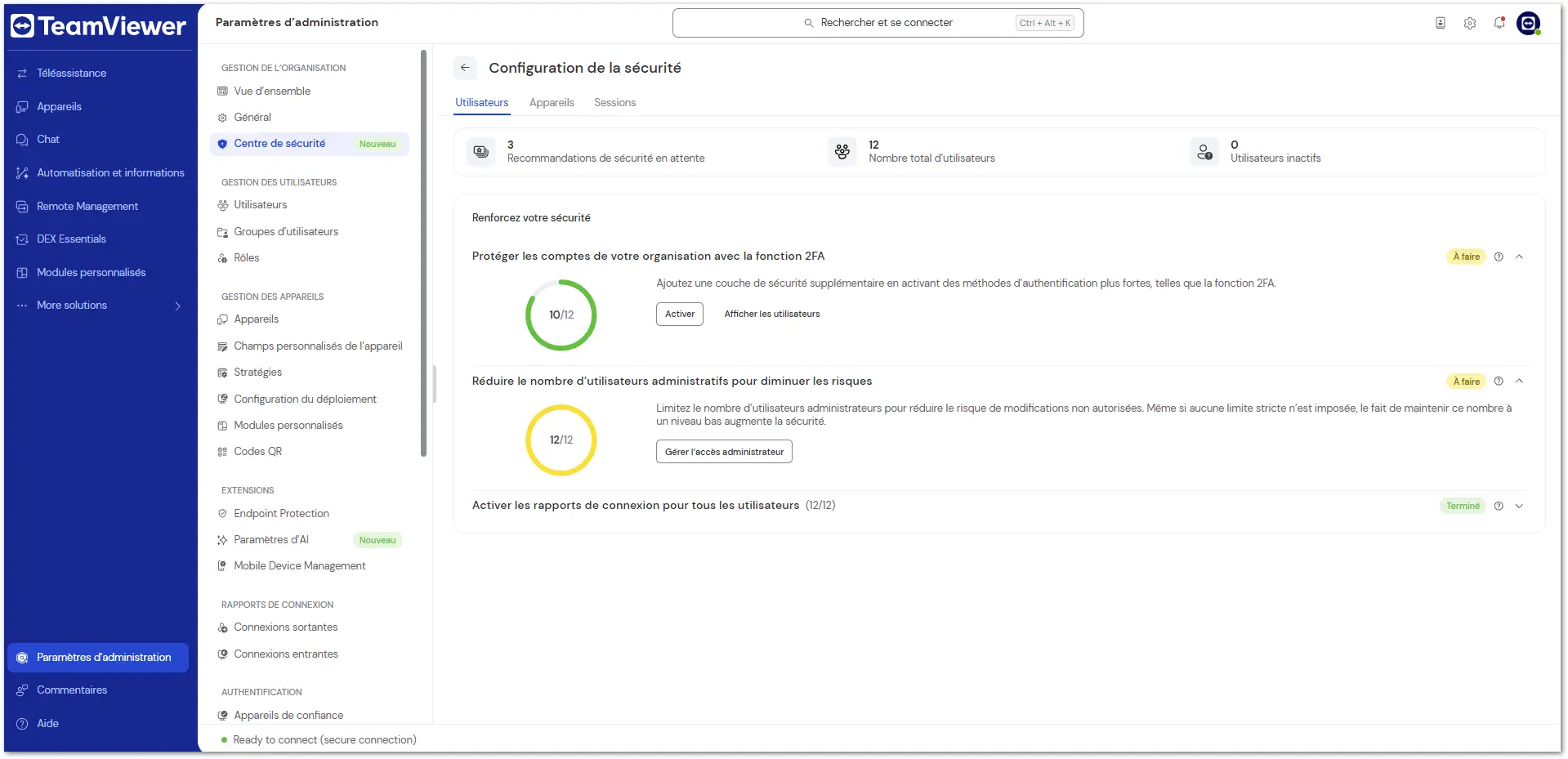 Securite Des Utilisateurs