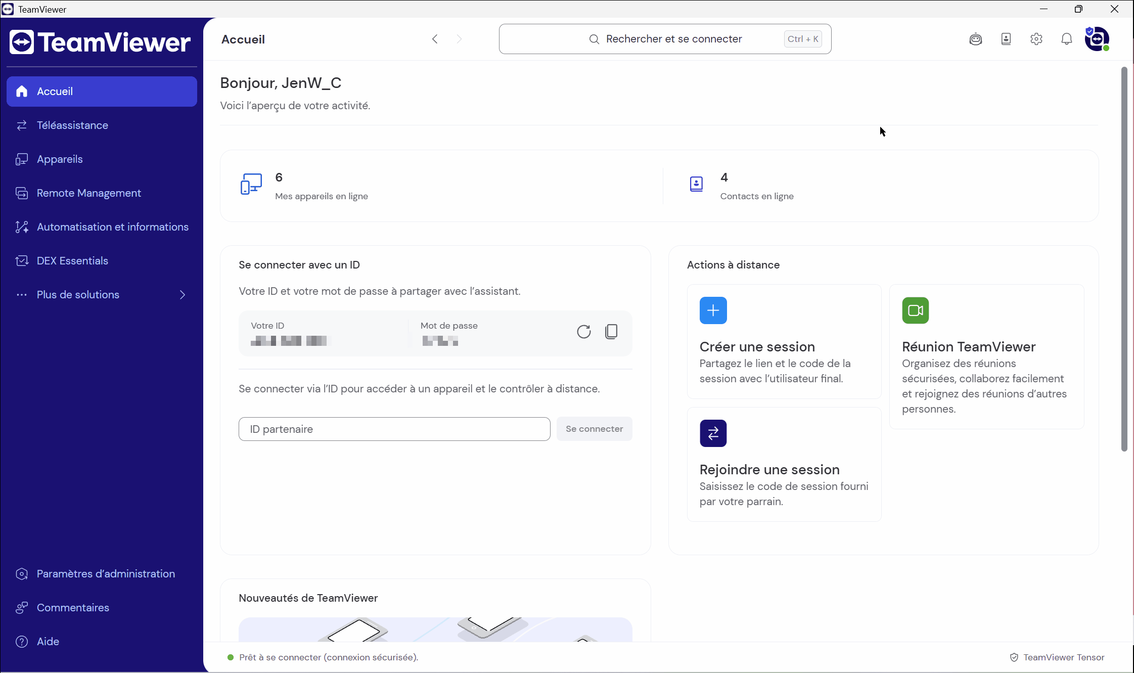 Creer Jeton Script TeamViewer Remote