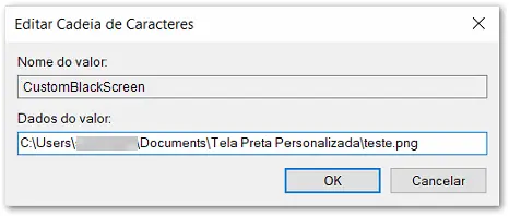 Editor Cadeia De Caracteres Tela Preta Personalizada Do TeamViewer
