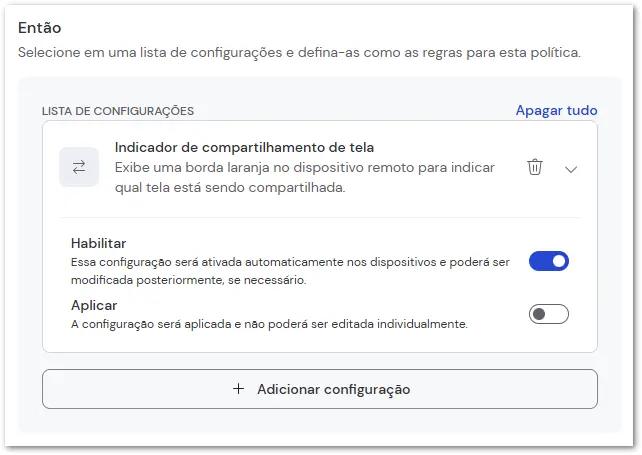 Indicador De Compartilhamento De Tela Habilitado