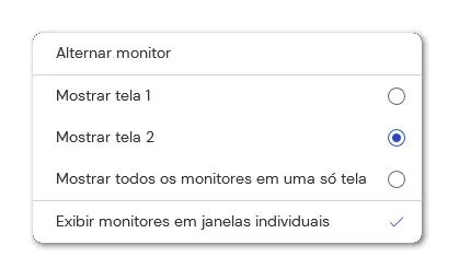 TeamViewer Remote Barra De Tarefas Ver Menu Monitores Windows