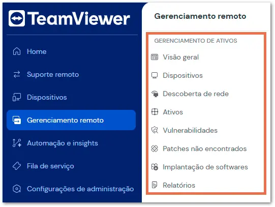 Acesse O TeamViewer Asset Management