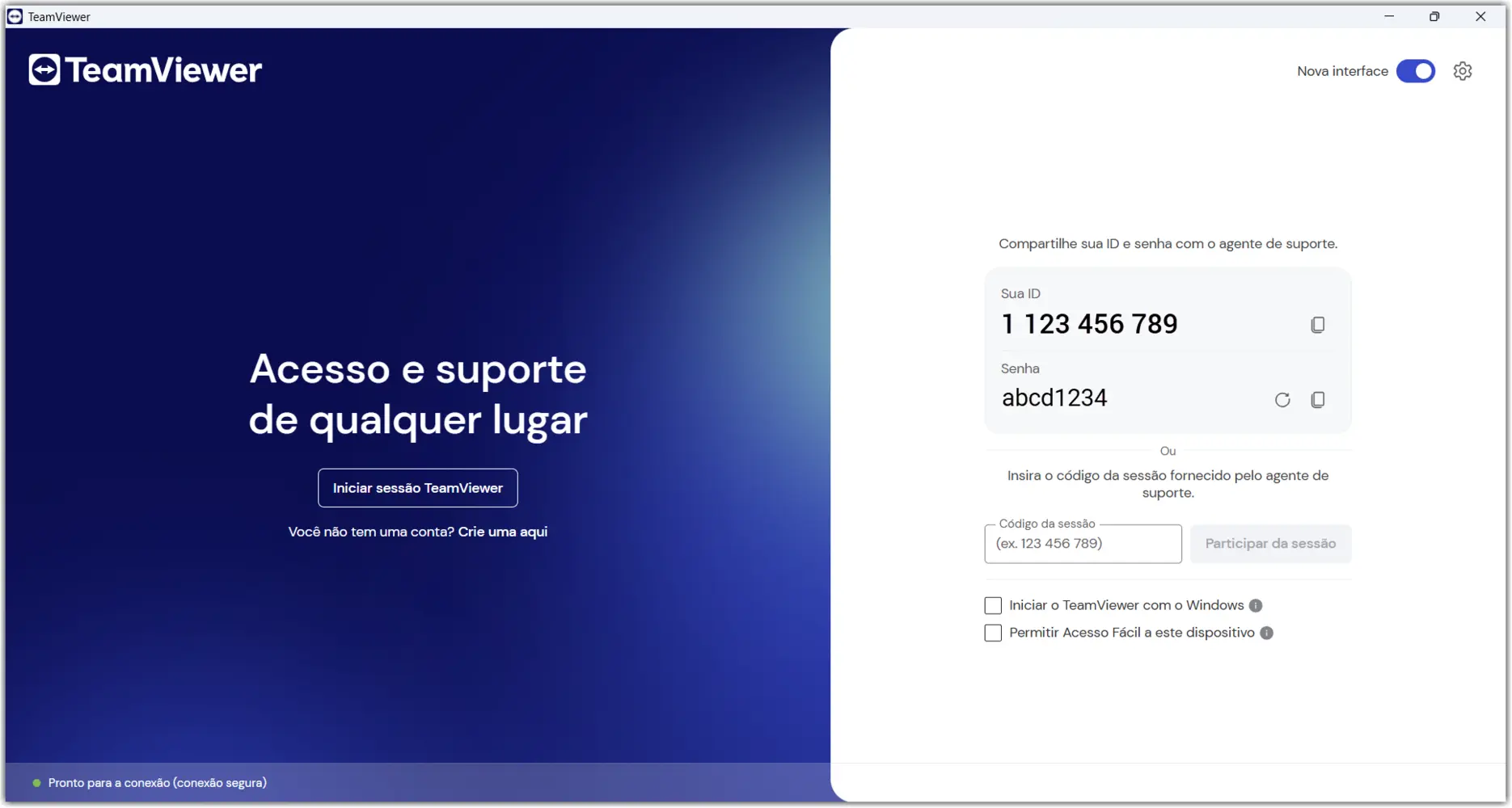 Acesso E Suporte De Qualquer Lugar